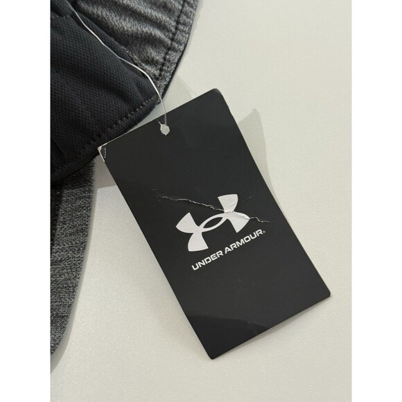 Under Armour Play Up Twist 3.0 Shorts Womens 1X Plus Loose Fit Gray Black UA Gym - Picture 3 of 11